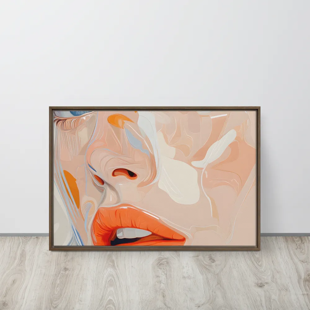Ethereal Expressions | Canvas with Brown Frame | 20″×30″