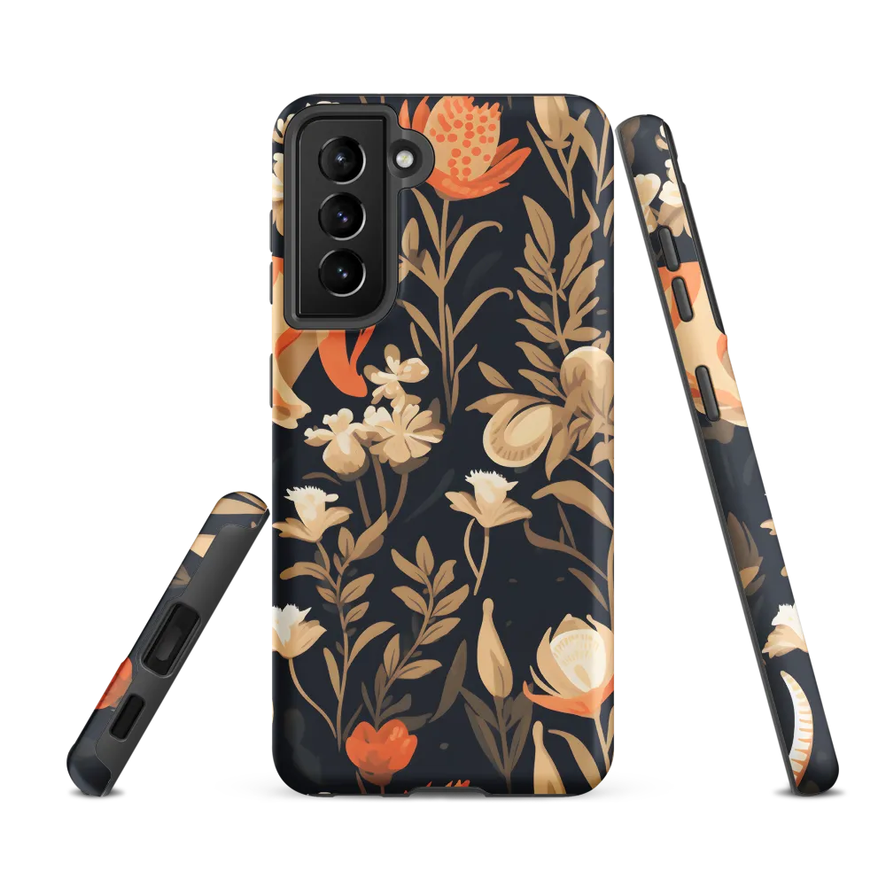 Floral Harmony: A Dance in the Dark