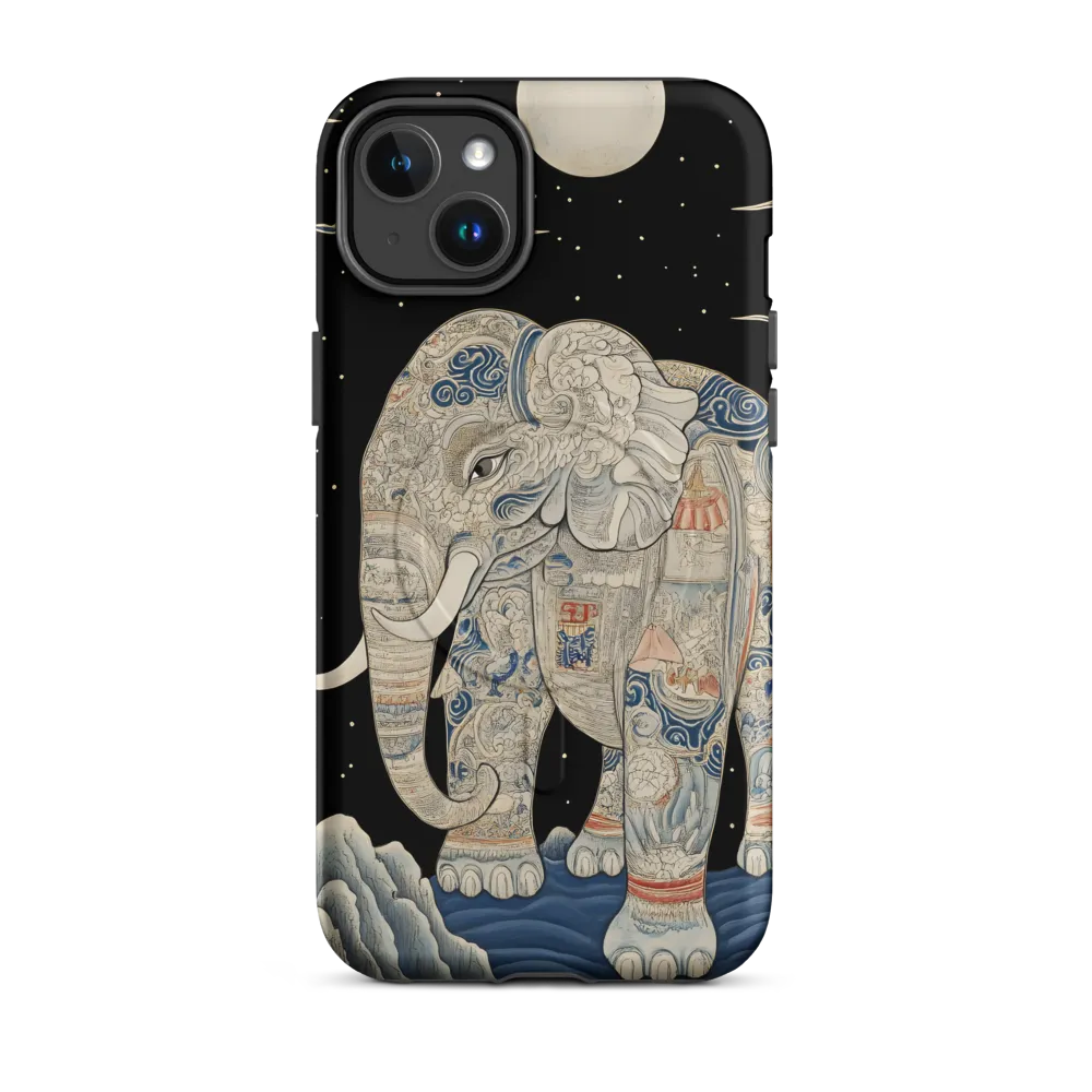 The Majestic Tale of the Painted Elephant | Phone Case |  14 Plus | MagSafe® Tough Case | Matte