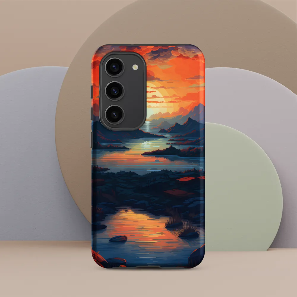 Ethereal Evening: A Digital Dusk