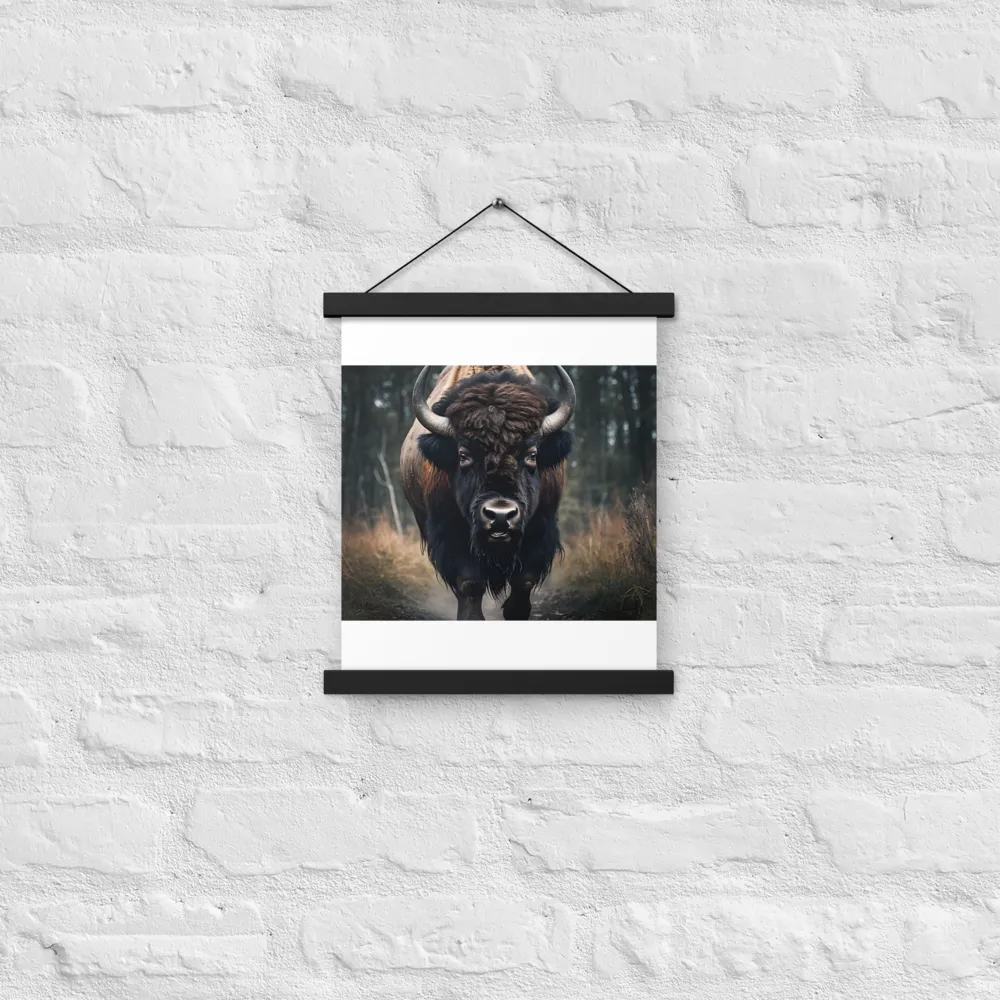 Majesty in the Wilderness | Poster With Black Wood Hanger | 11″×14″