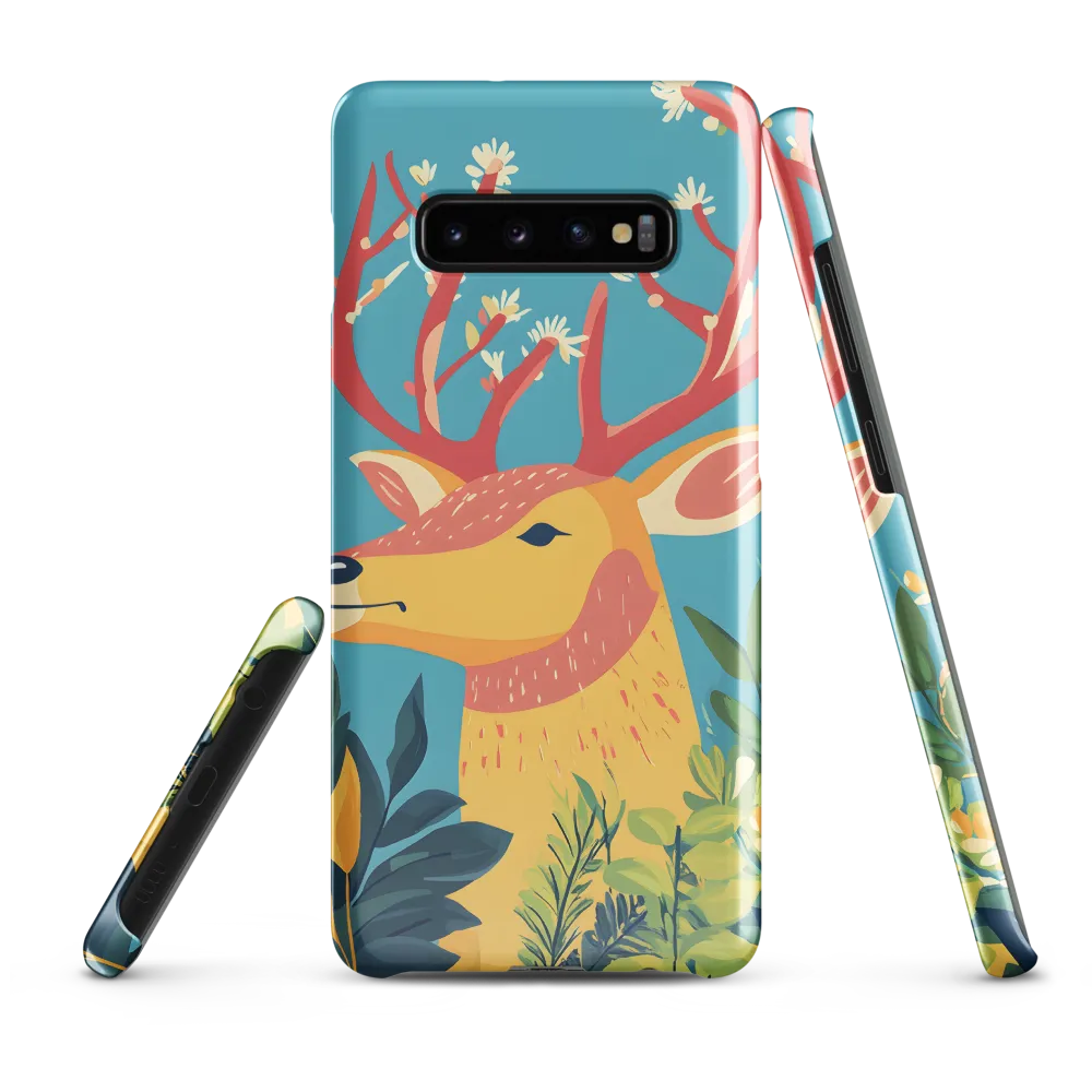 Whimsical Deer amidst Nature | Phone Case |  S10 Plus | Snap Case | Glossy