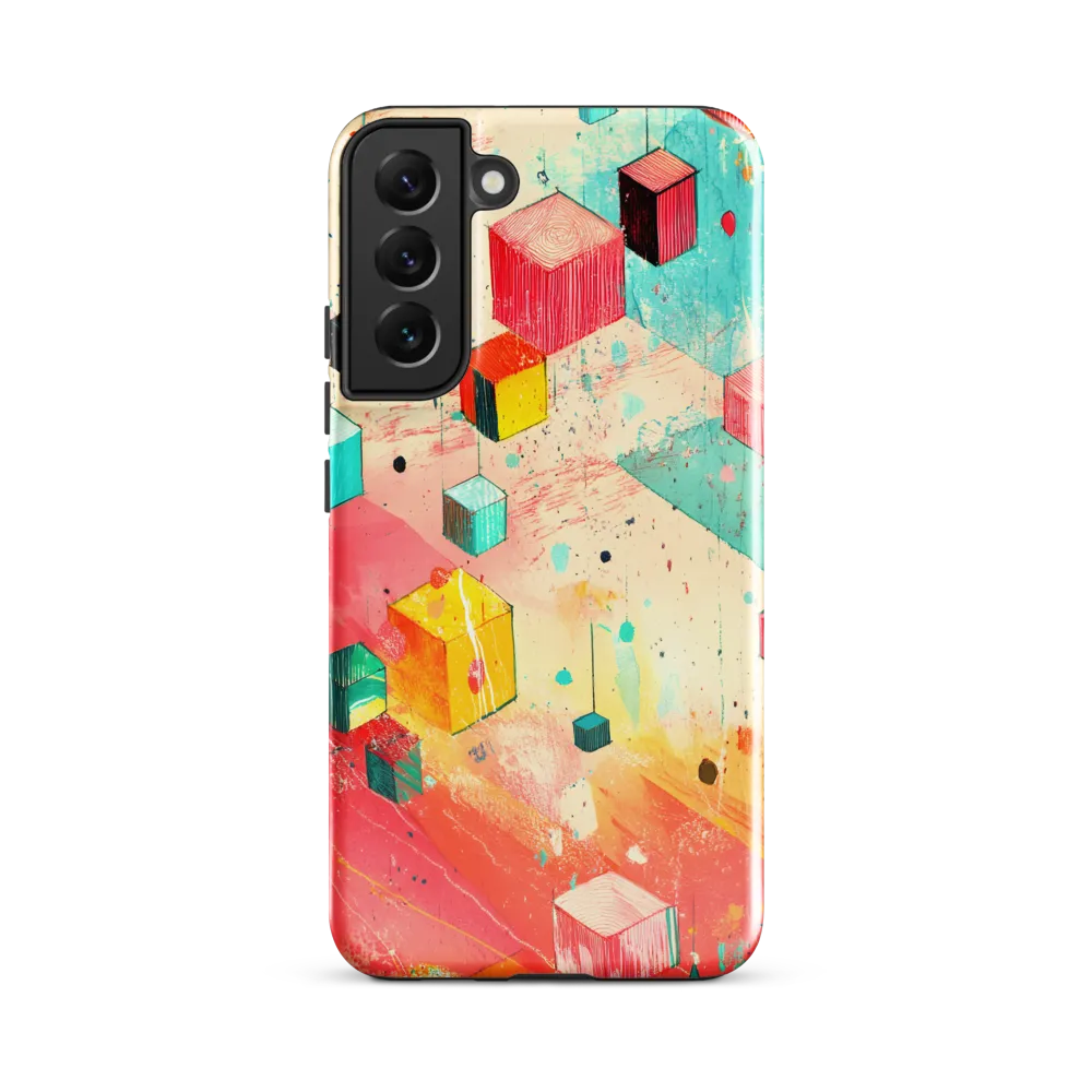 Suspended Cubes in Colorful Abstraction