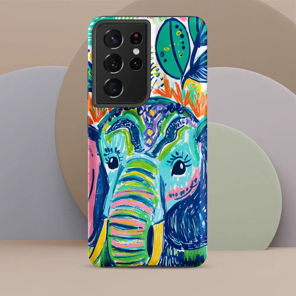 Whimsical Elephant Portrait