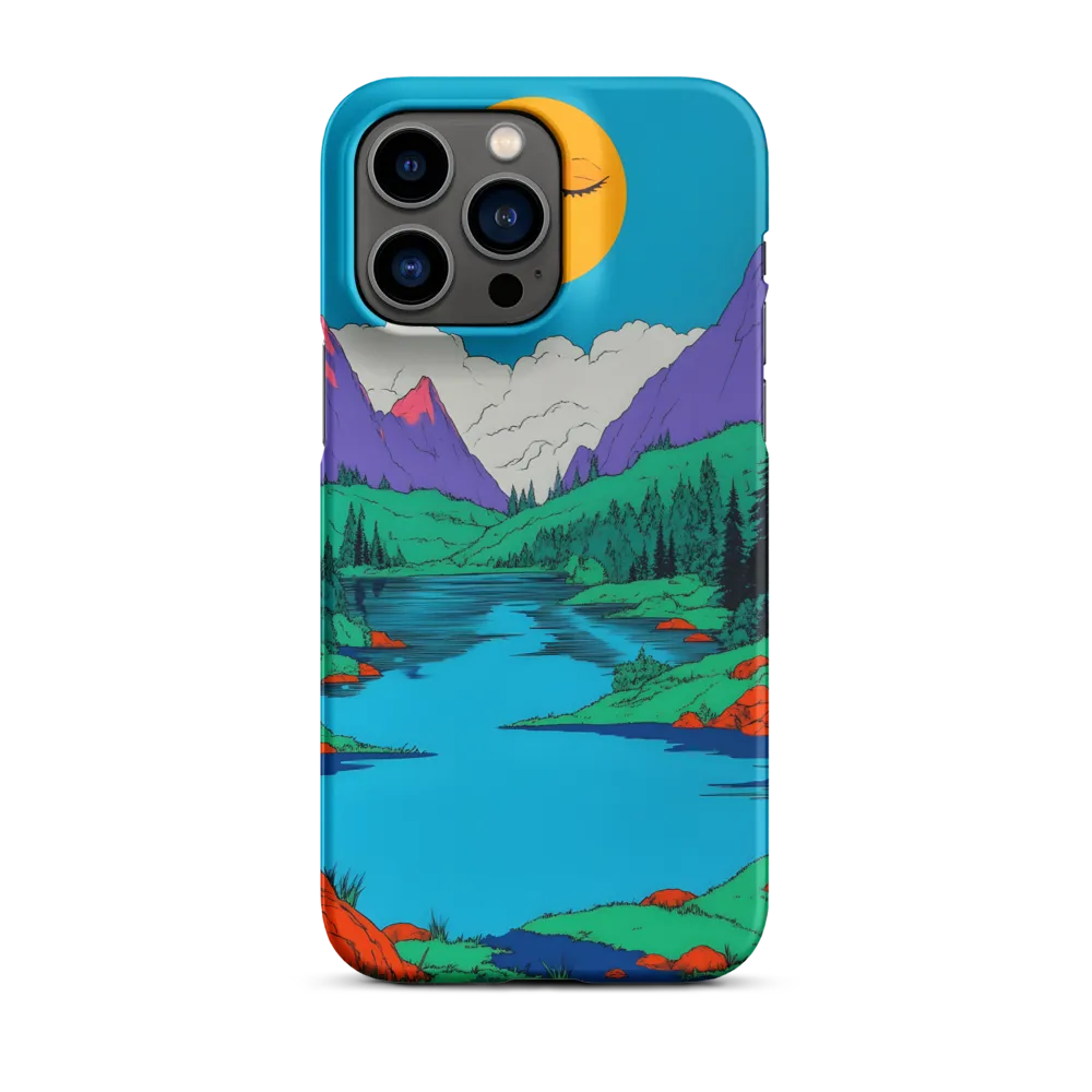 Whimsical Serenity in Vibrant Colors