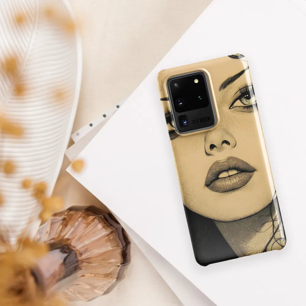 Enigmatic Gaze | Phone Case |  S20 Ultra | Snap Case | Glossy