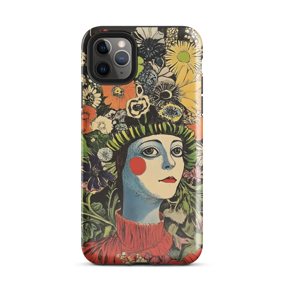 Floral Whimsy: A Portrait of Nature's Embrace | Phone Case |  11 Pro Max | Tough Case | Glossy