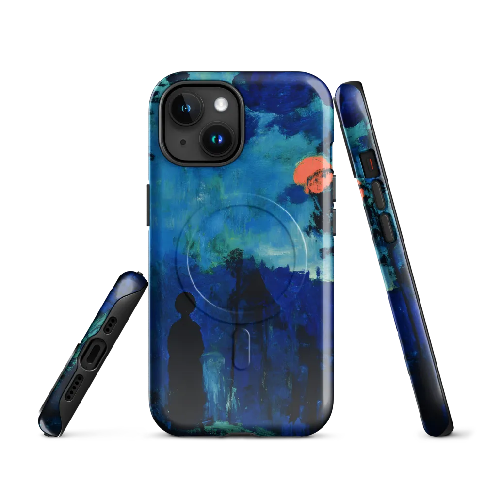Solitude in Blue | Phone Case |  15 | MagSafe® Tough Case | Glossy