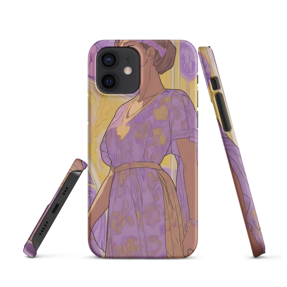 Elegance in Floral Harmony | Phone Case |  12 | Snap Case | Matte