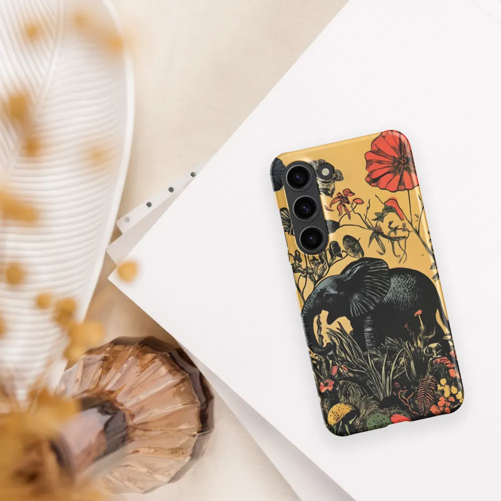 Floral Majesty: The Elephant's Sanctuary