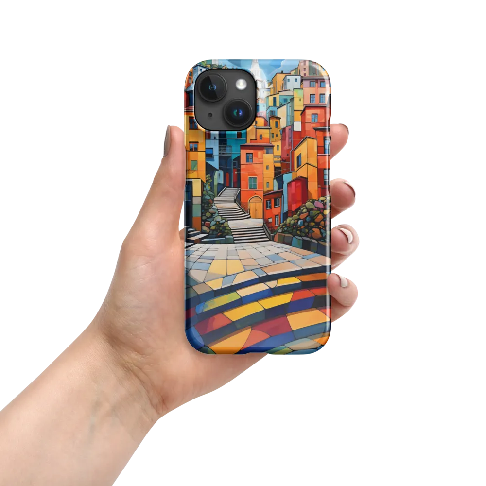 Vibrant Village: A Cubist Journey