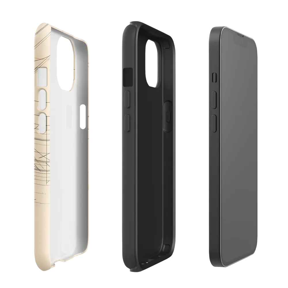 Abstract Profile: A Minimalist Exploration | Phone Case |  13 | Tough Case | Matte