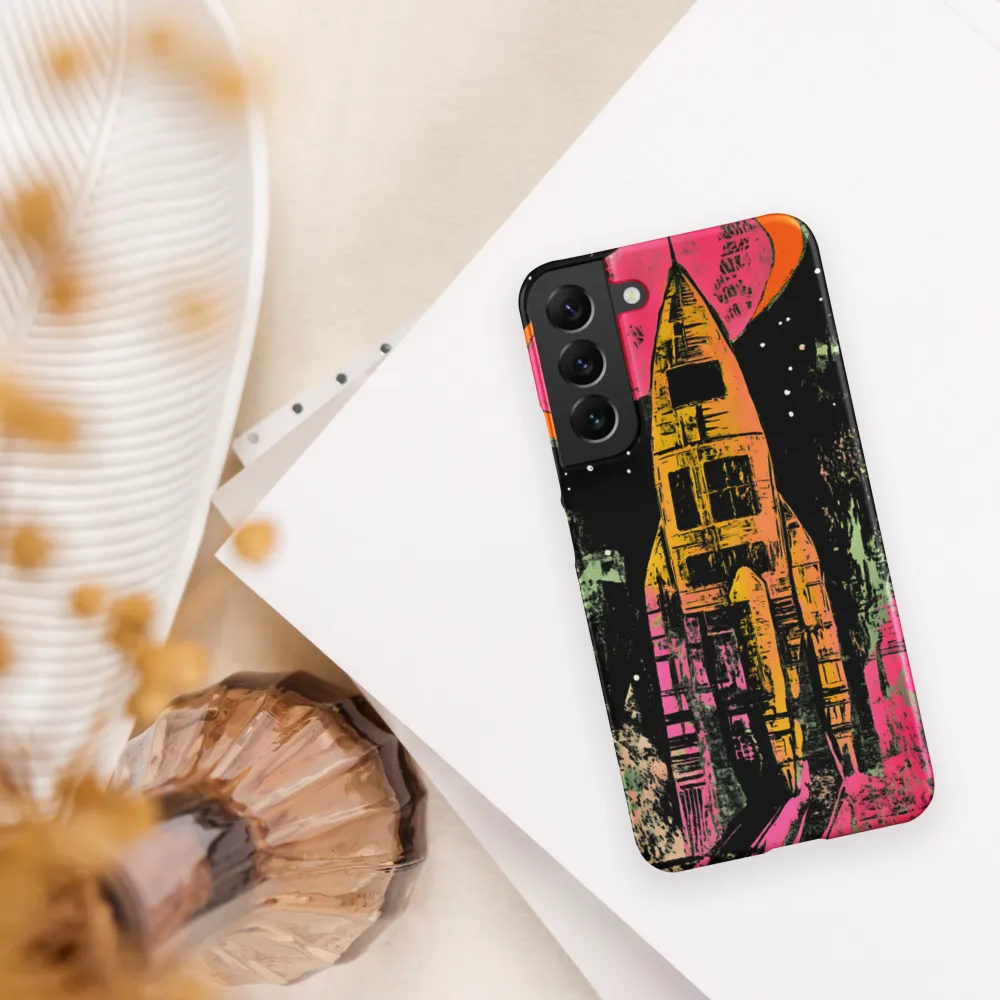 Cosmic Voyage: A Surreal Rocket Adventure