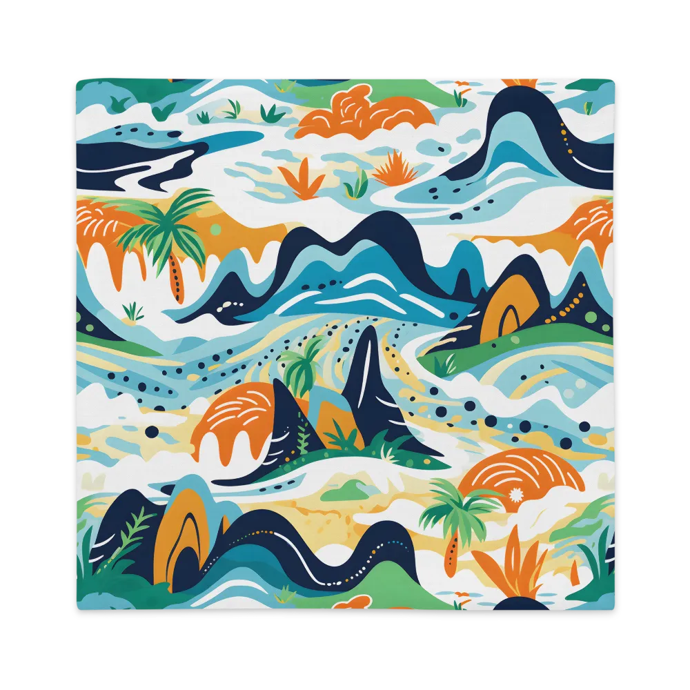 Abstract Tropical Landscape
