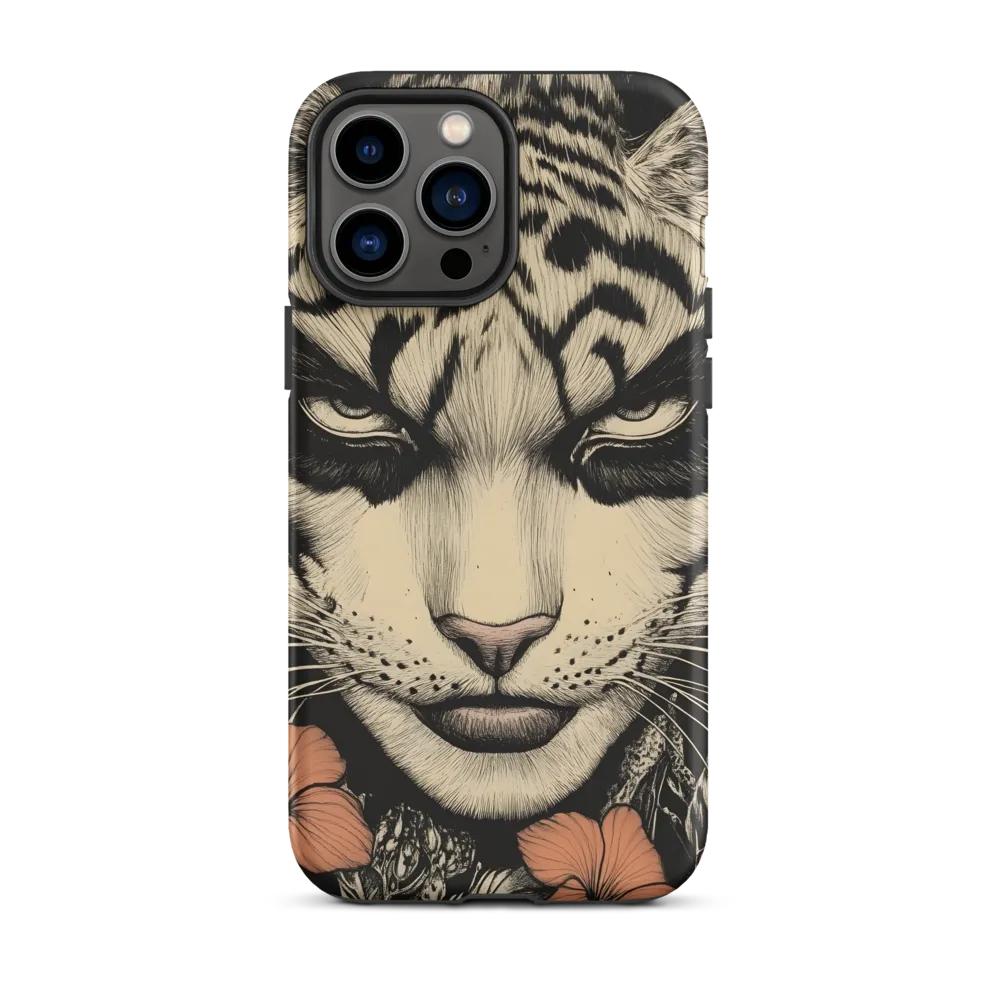 Feline Majesty: The Human-Leopard Connection | Phone Case |  13 Pro Max | Tough Case | Matte