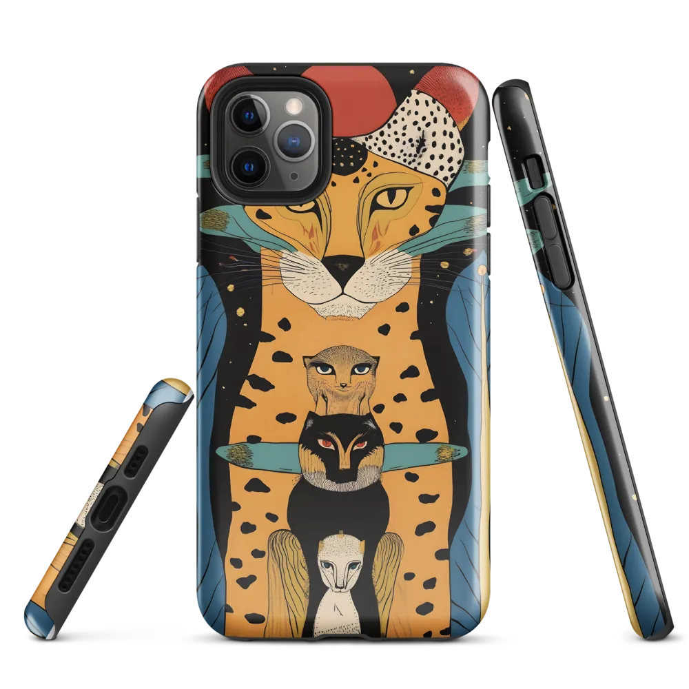 Cosmic Symphony of Felines | Phone Case |  11 Pro Max | Tough Case | Glossy