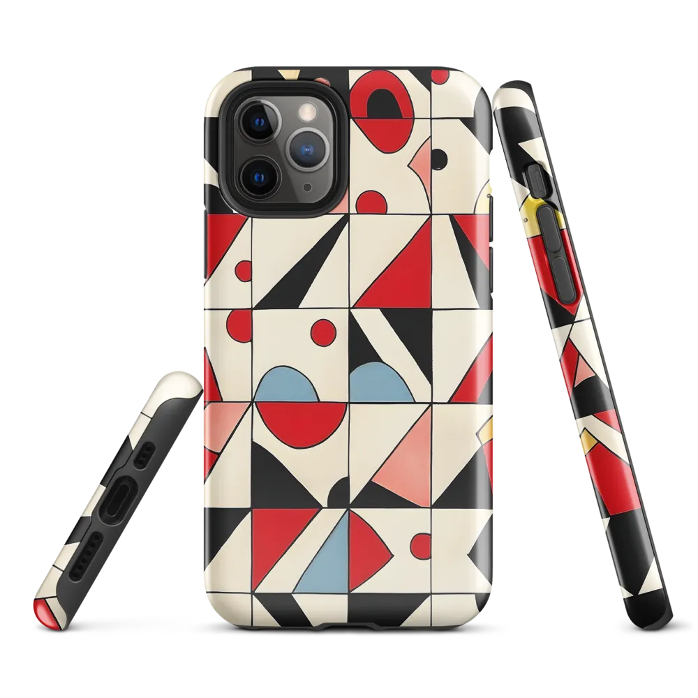Dynamic Geometric Harmony | Phone Case |  11 Pro | Tough Case | Glossy