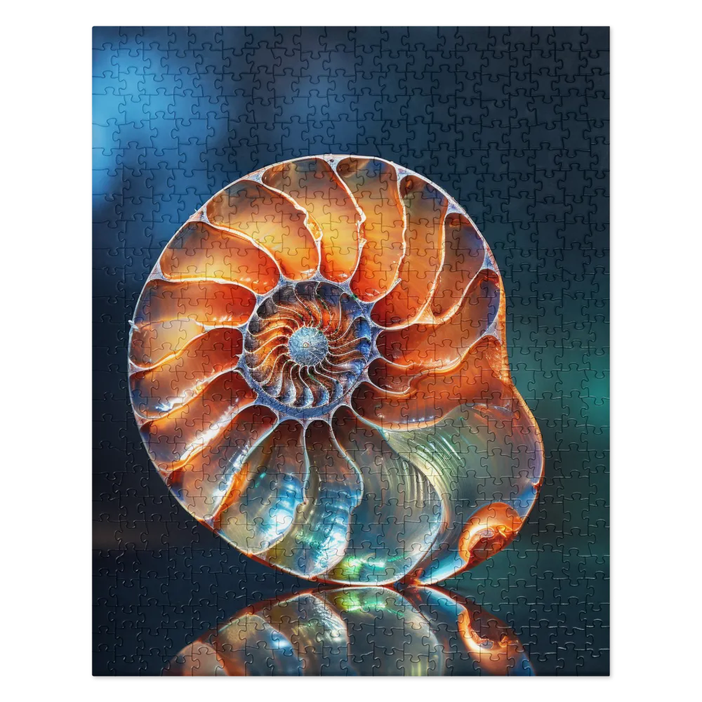 Elegance of the Nautilus Shell | Jigsaw Puzzle | 520 pieces