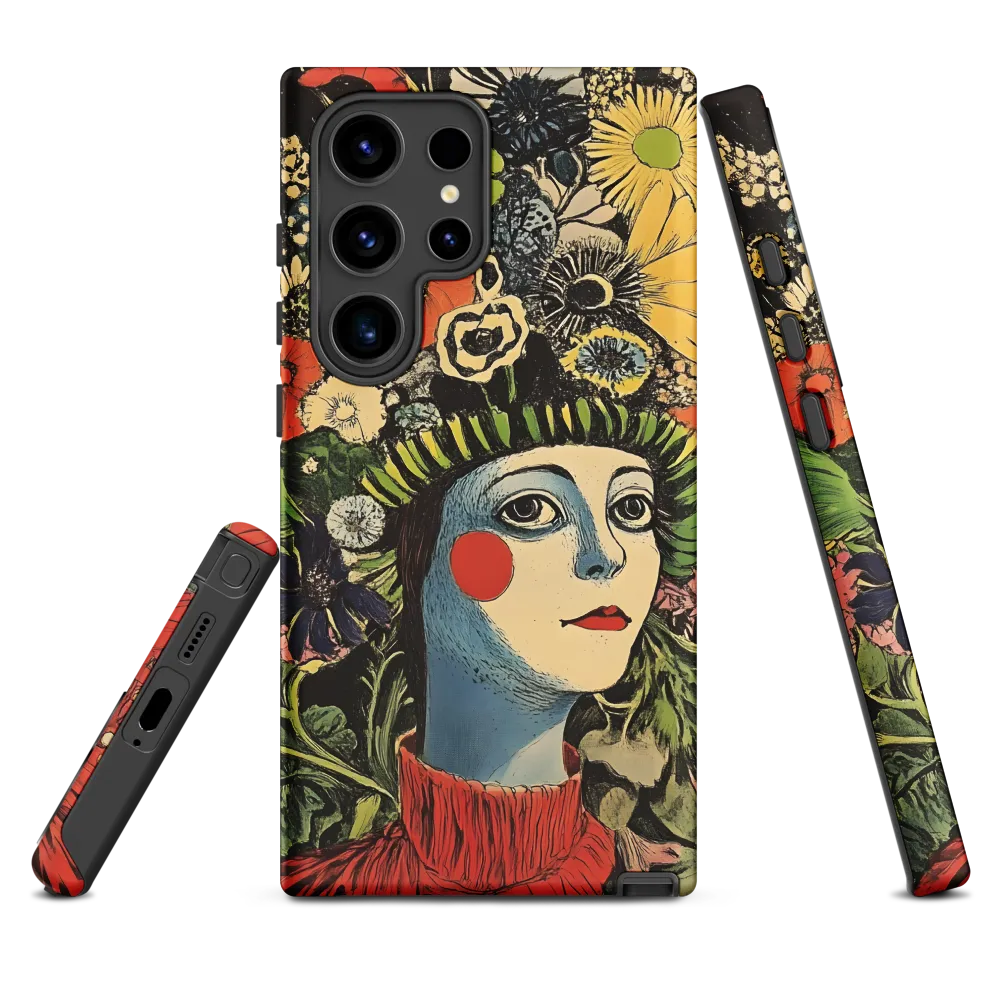 Floral Whimsy: A Portrait of Nature's Embrace