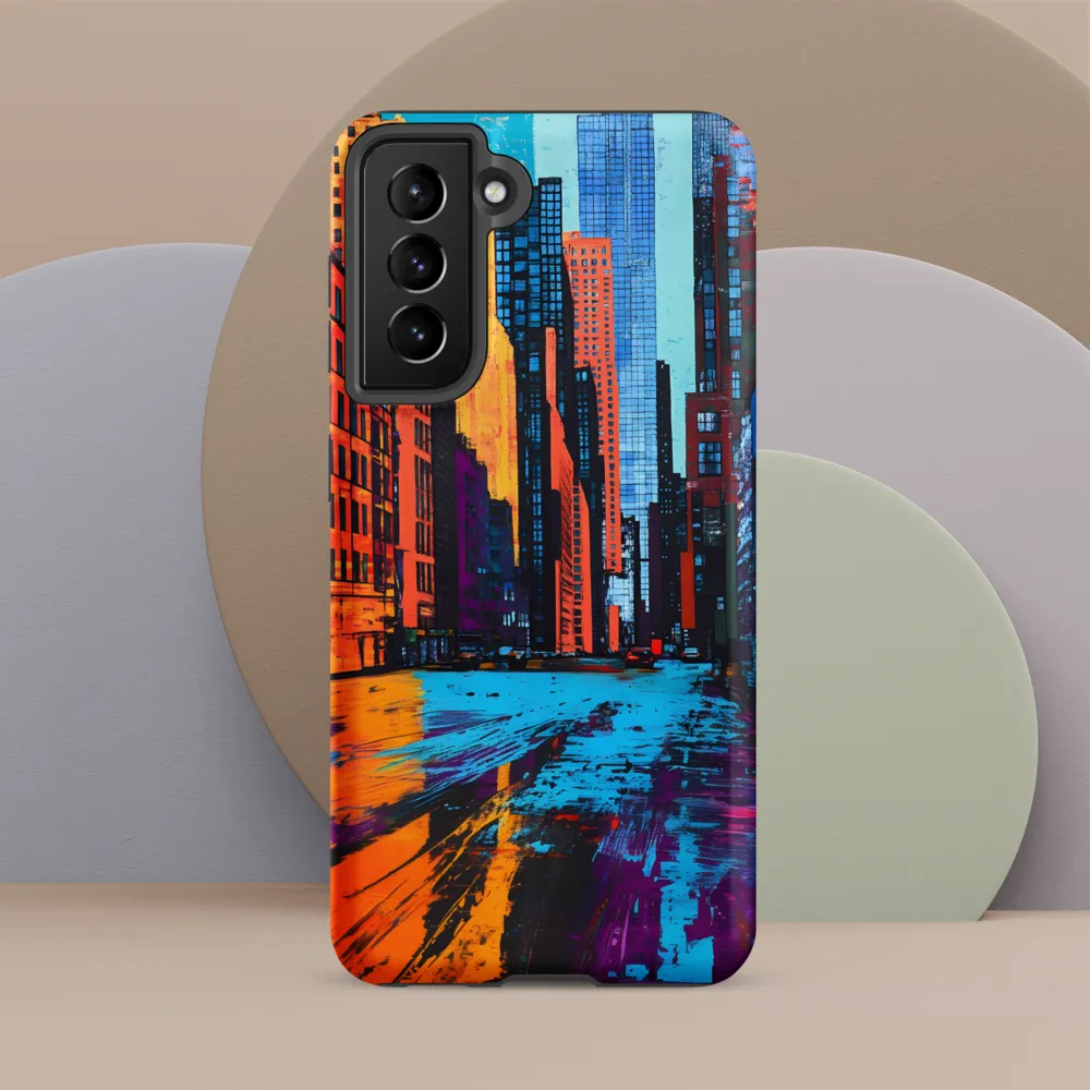 Vibrant Urban Horizons | Phone Case |  S21 FE | Tough Case | Matte