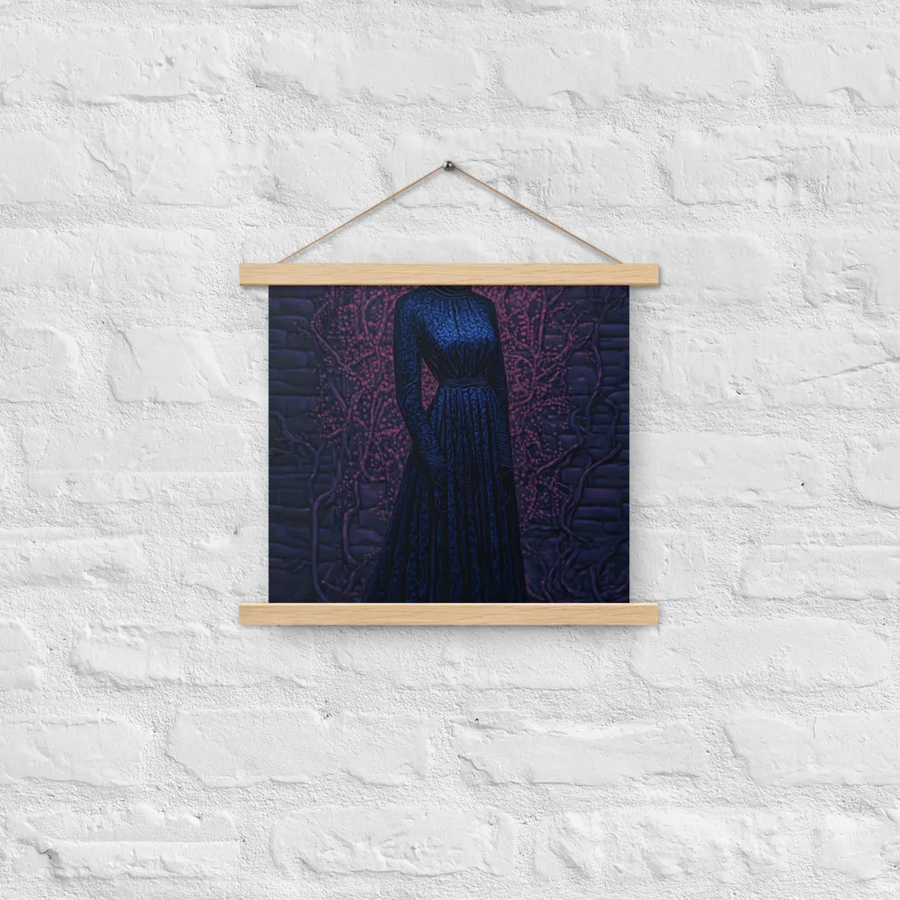 Veil of Enigma | Poster With Oak Wood Hanger | 14″×14″