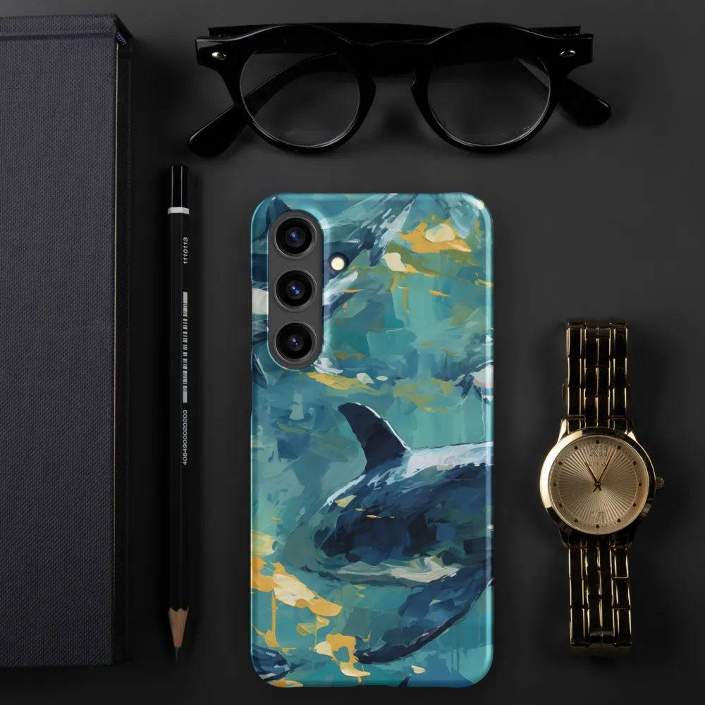 Beneath the Waves: A Symphony of Whales | Phone Case