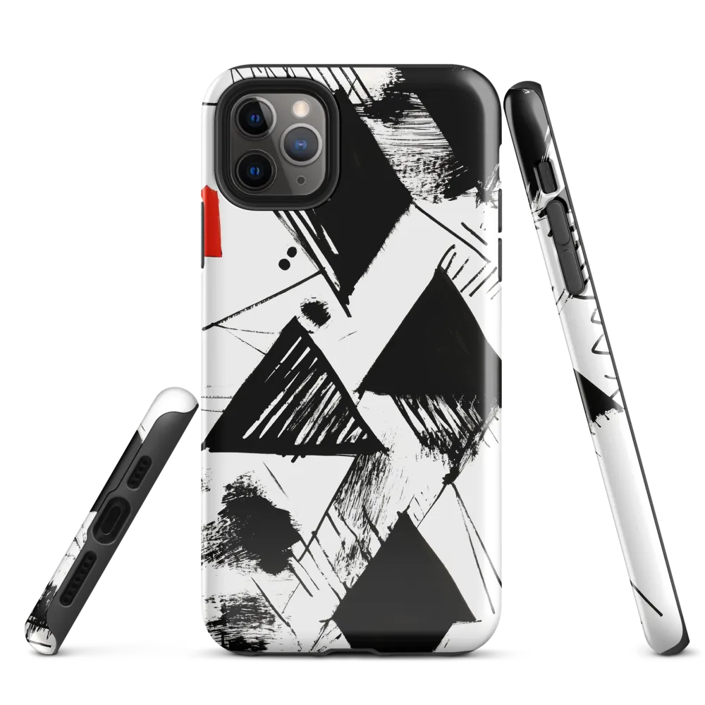 Dynamic Geometric Harmony | Phone Case |  11 Pro Max | Tough Case | Glossy