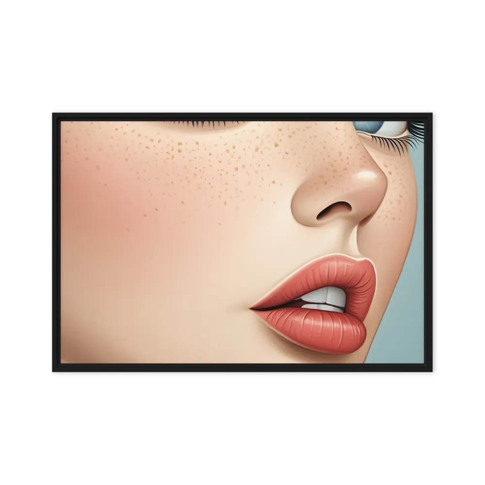 Intriguing Elegance | Canvas with Black Frame | 20″×30″