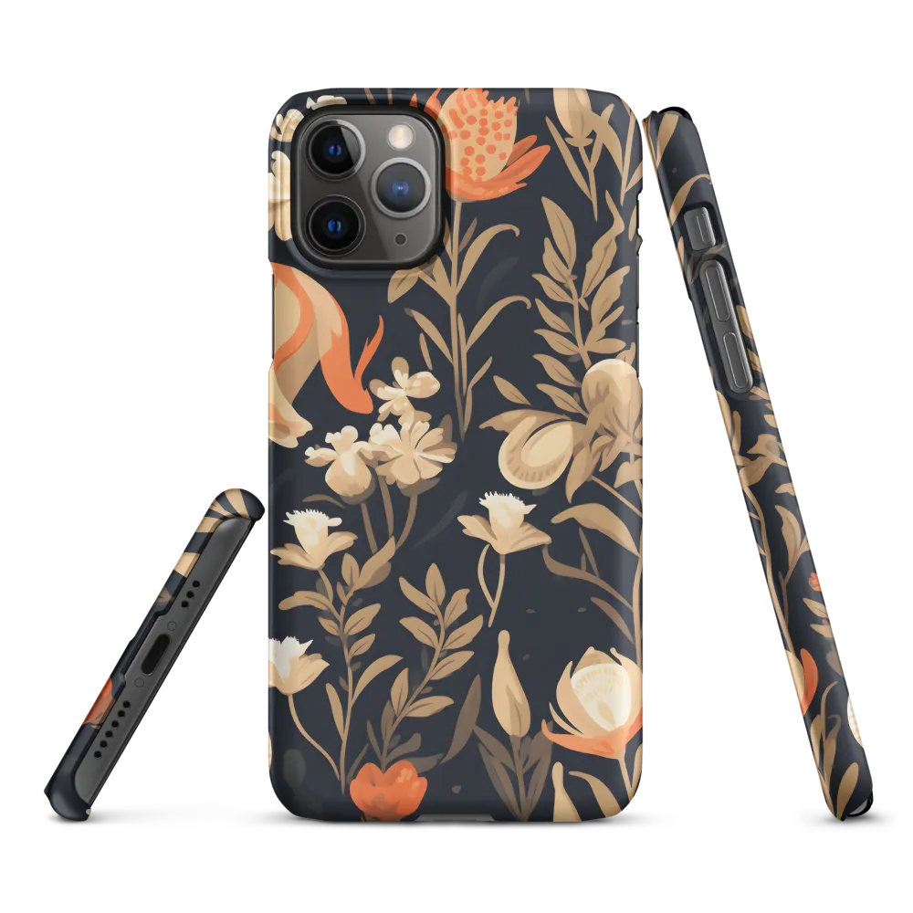 Floral Harmony: A Dance in the Dark