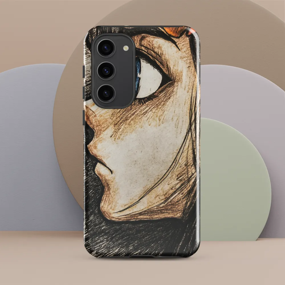 Reflections in Profile | Phone Case |  S23 Plus | Tough Case | Glossy