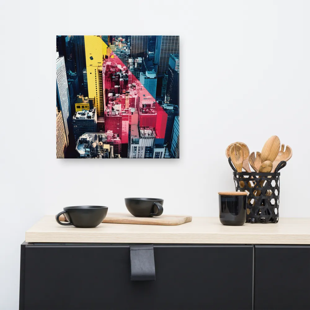 Dynamic Urban Symphony | Canvas | 16″×16″