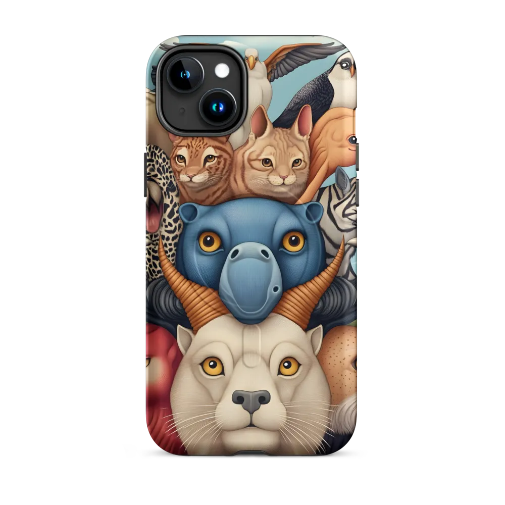 Harmonious Echoes of Wildlife | Phone Case |  15 Plus | MagSafe® Tough Case | Matte