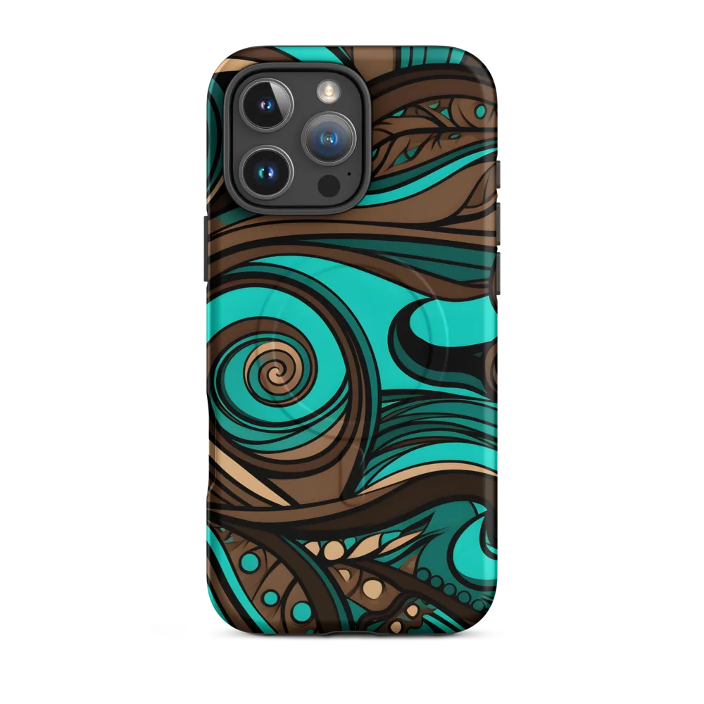 Fluctuating Currents | Phone Case |  16 Pro Max | MagSafe® Tough Case | Matte