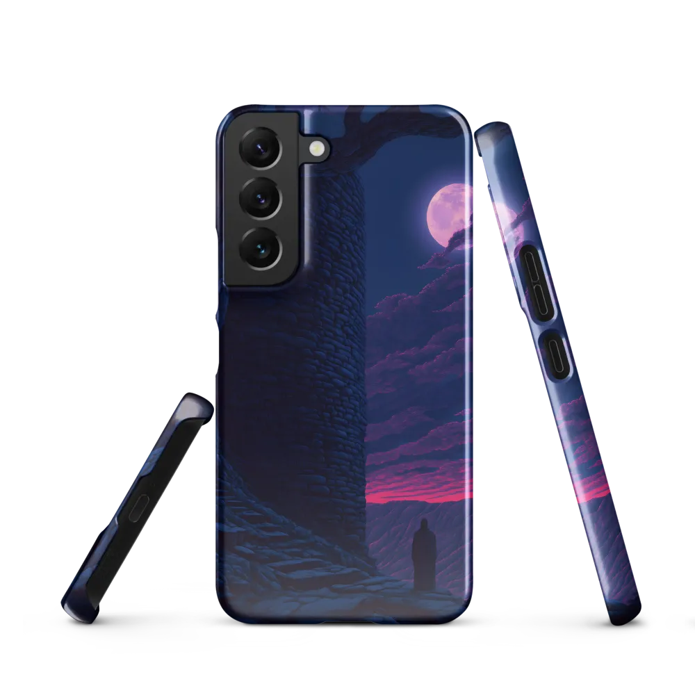 Moonlit Solitude | Phone Case |  S22 | Snap Case | Glossy