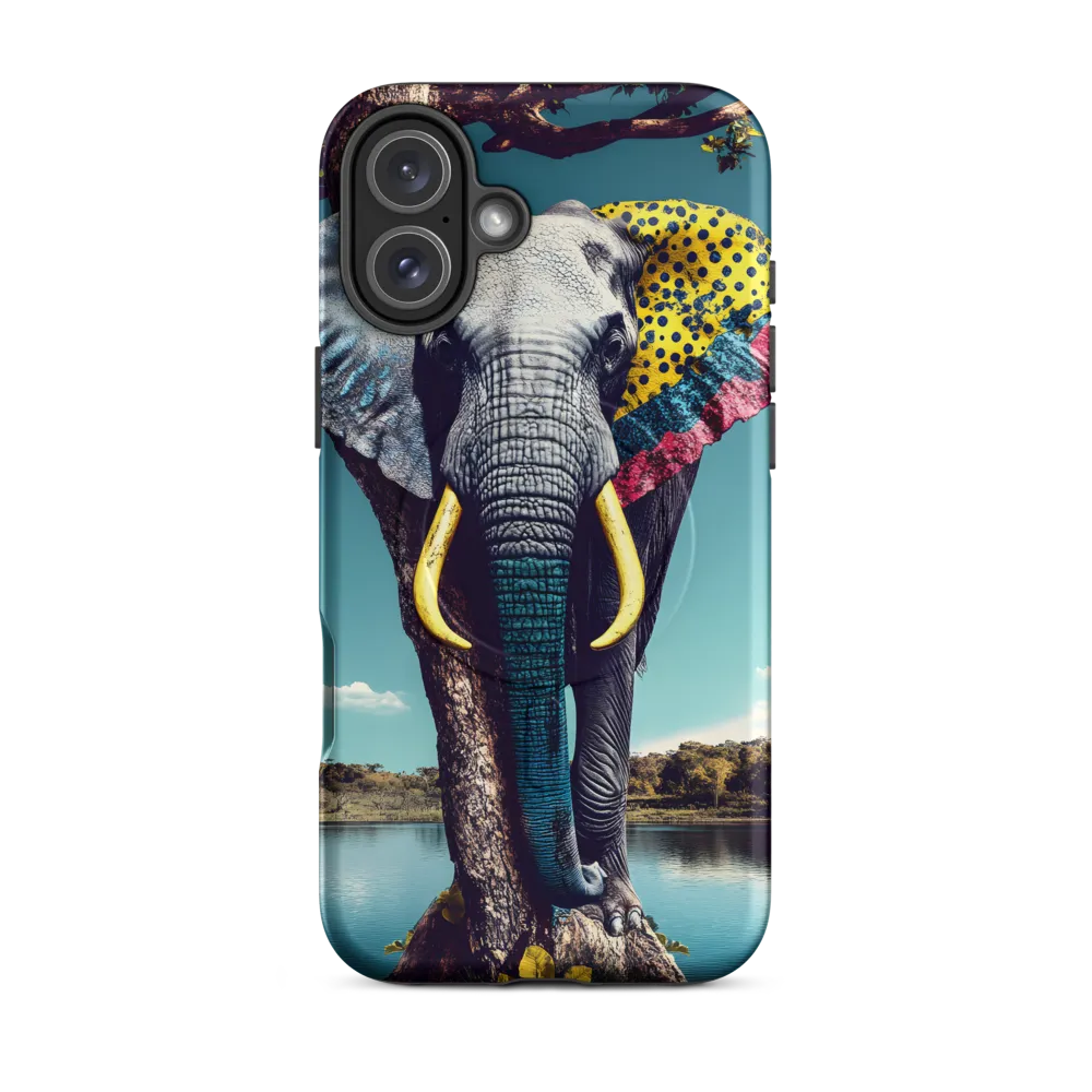 Playful Elegance: The Surreal Elephant