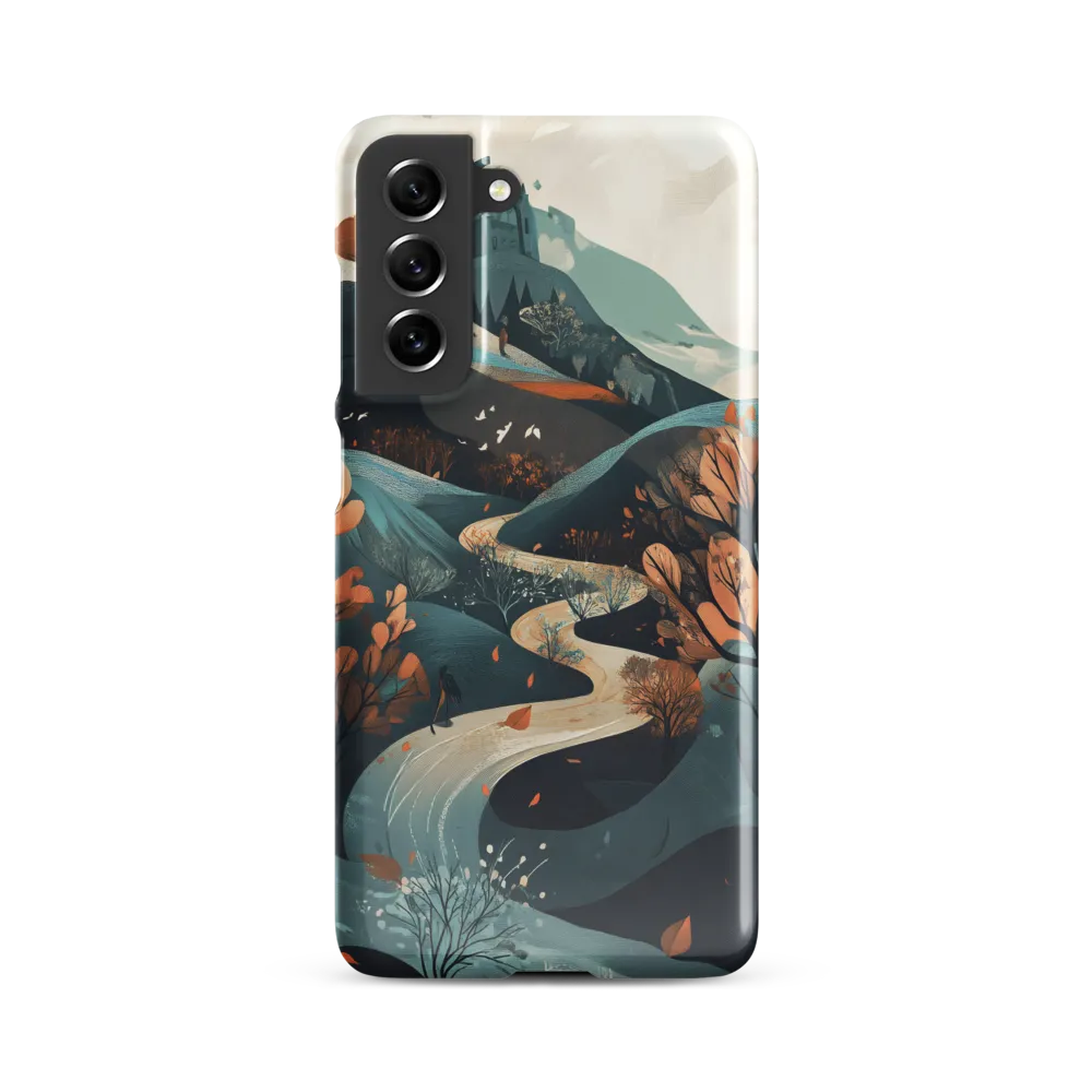 Whispers of Autumn: A Serene Journey | Phone Case |  S21 FE | Snap Case | Glossy