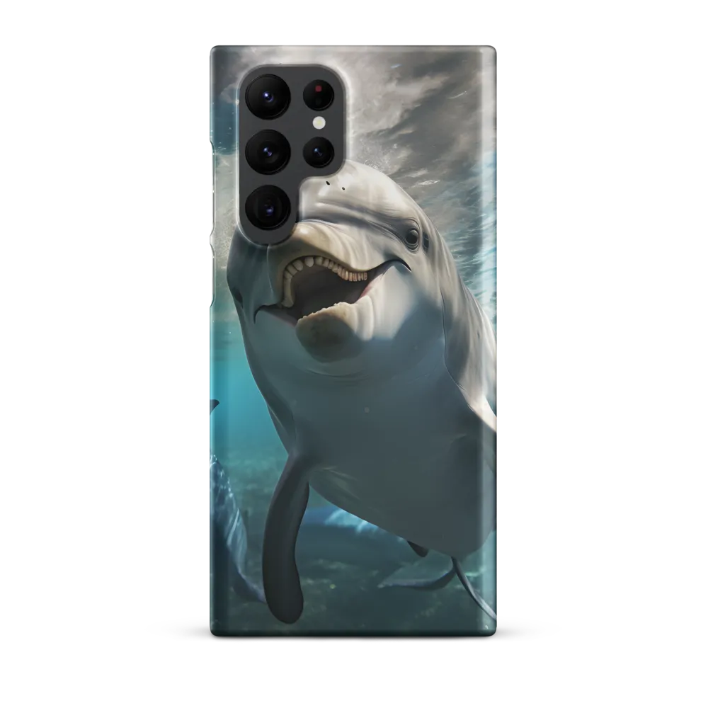 Beneath the Waves: A Dolphin's Dance