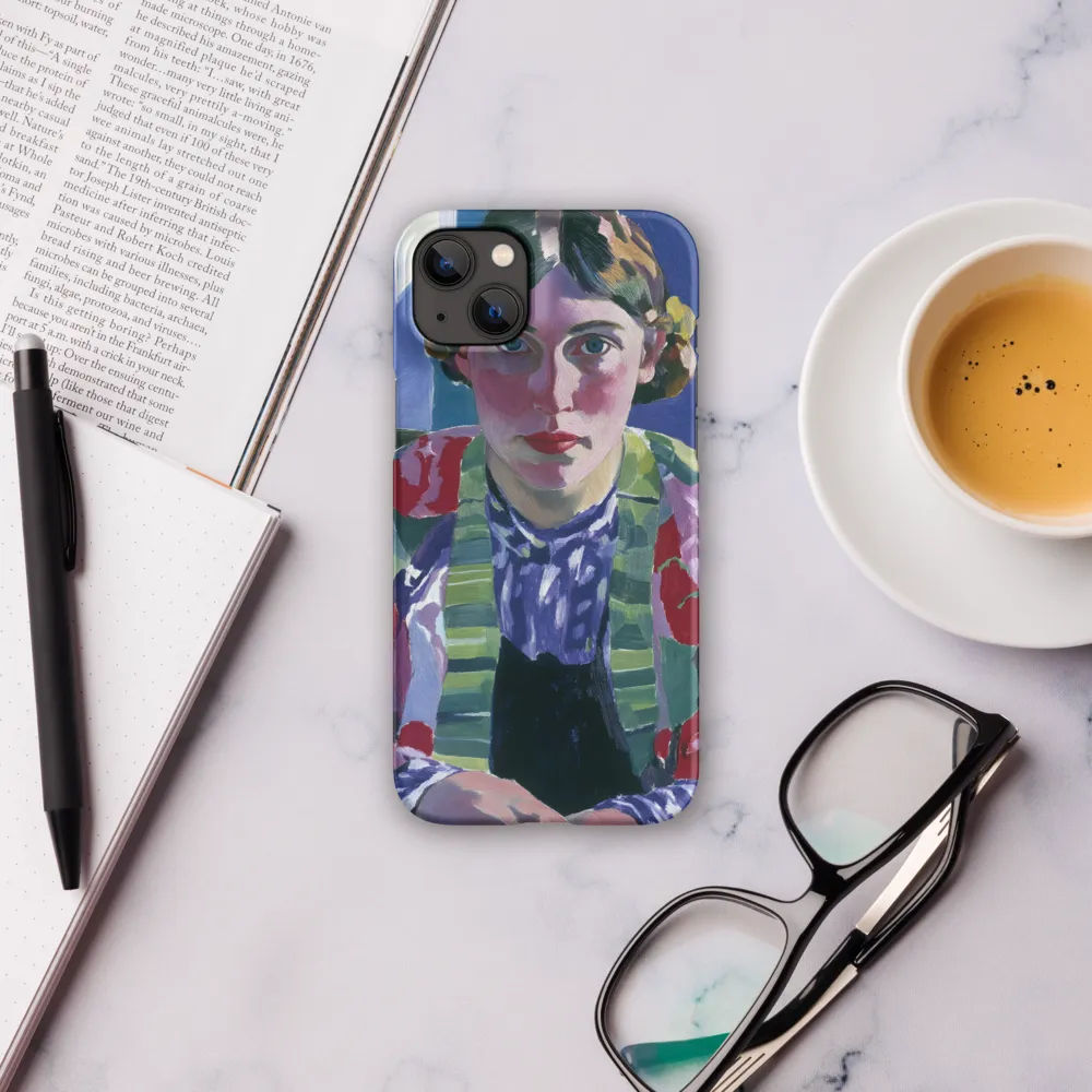 Vibrant Gaze: A Modernist Portrait