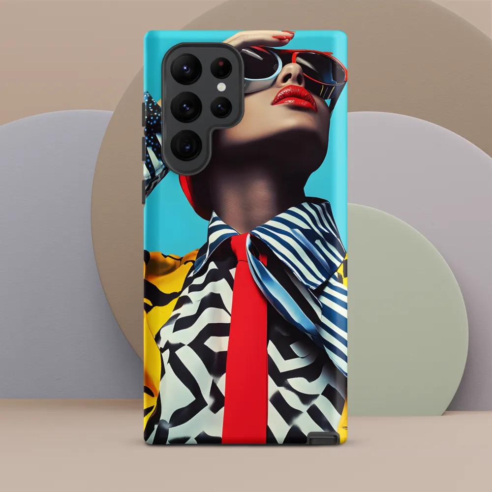 Chic Confidence in Bold Patterns
