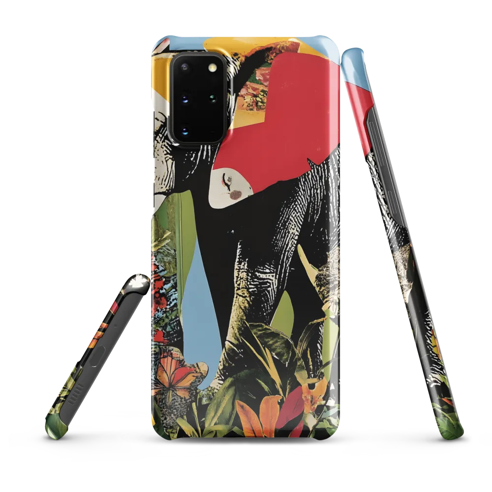 Harmony of Nature: The Elephant's Embrace | Phone Case |  S20 Plus | Snap Case | Glossy