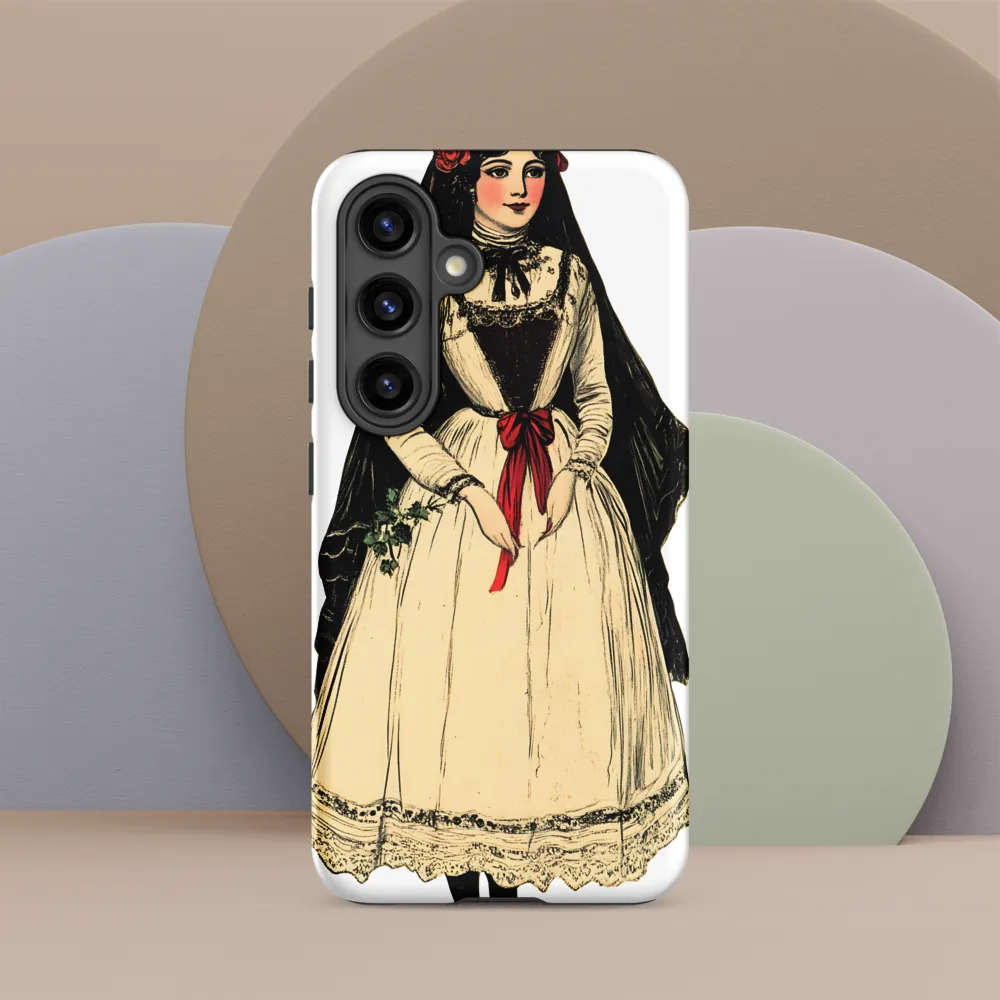 Elegance in Tradition: A Folk Portrait