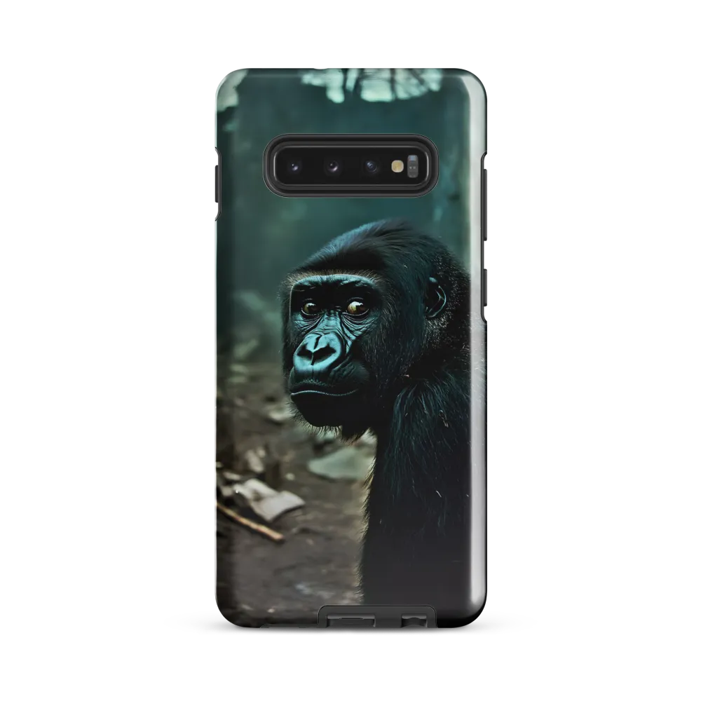 Gorilla in Contemplation | Phone Case |  S10 Plus | Tough Case | Glossy