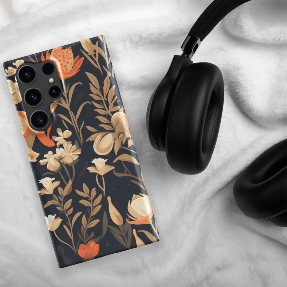 Floral Harmony: A Dance in the Dark