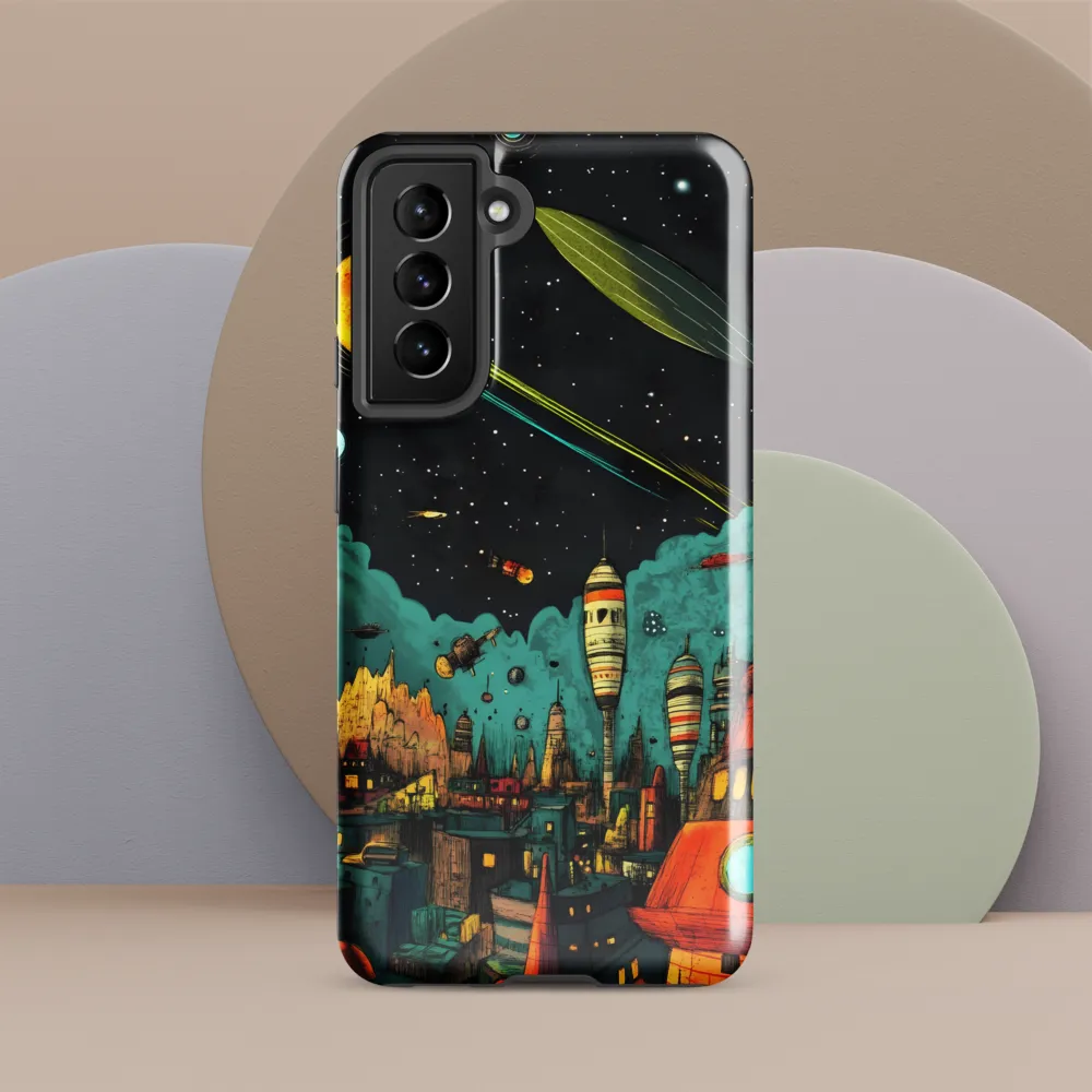 Galactic Cityscape: A Journey Through Imagination