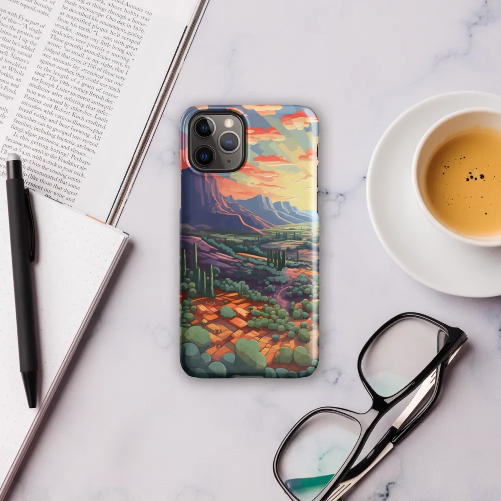 Desert Serenity at Dusk | Phone Case |  11 Pro | Snap Case | Glossy