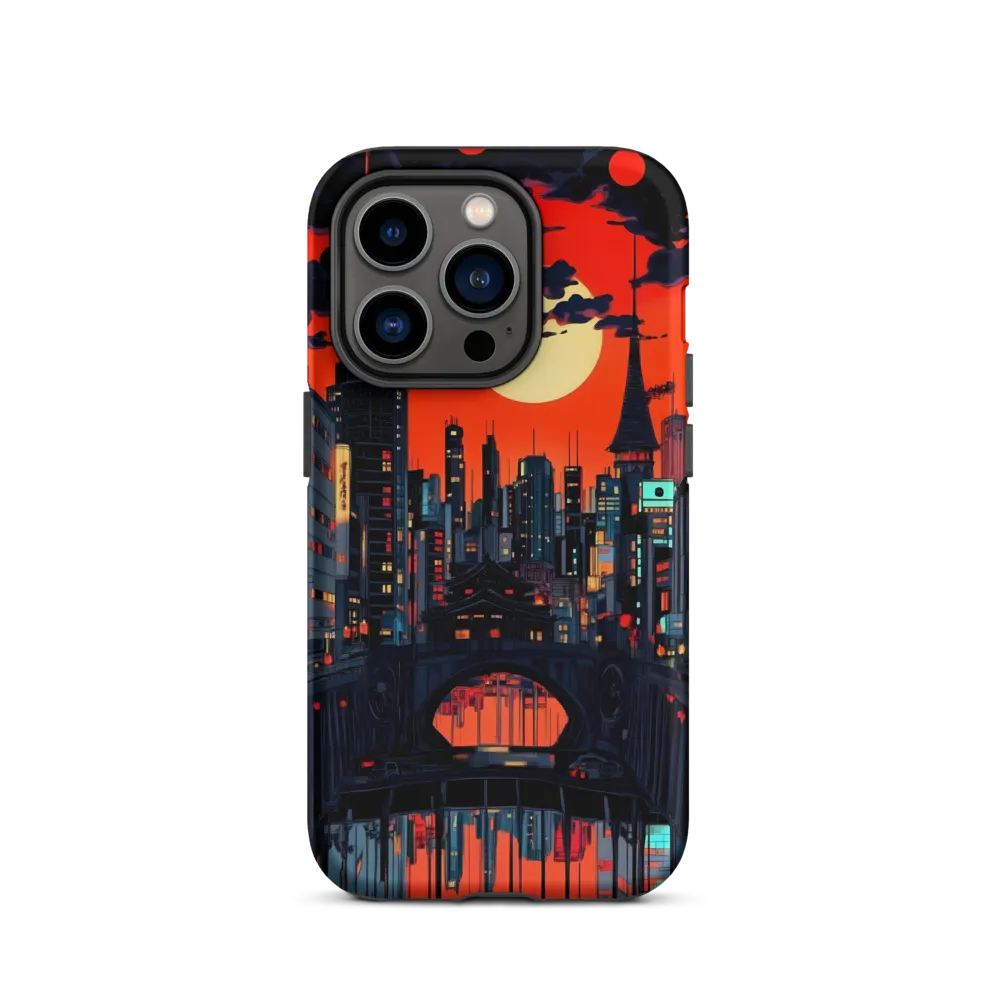Nightfall in a Neon City