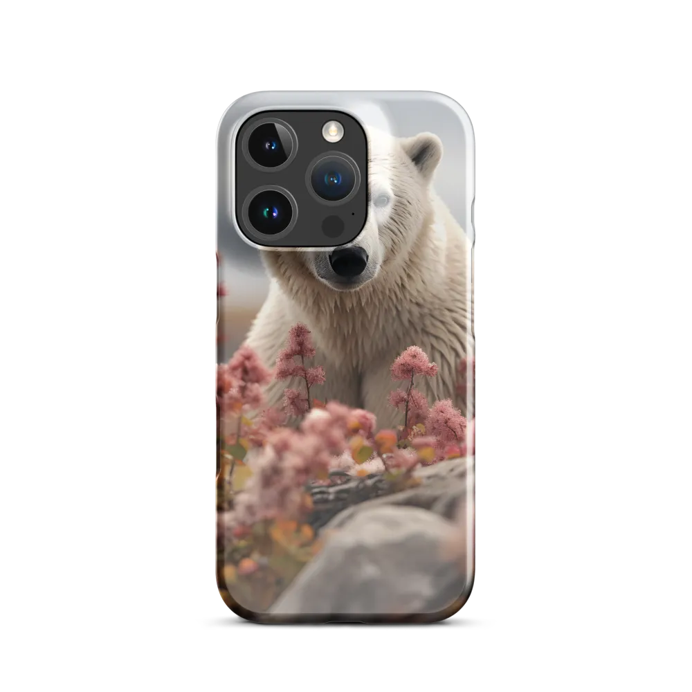 Curiosity Among Blooms: The Polar Bear