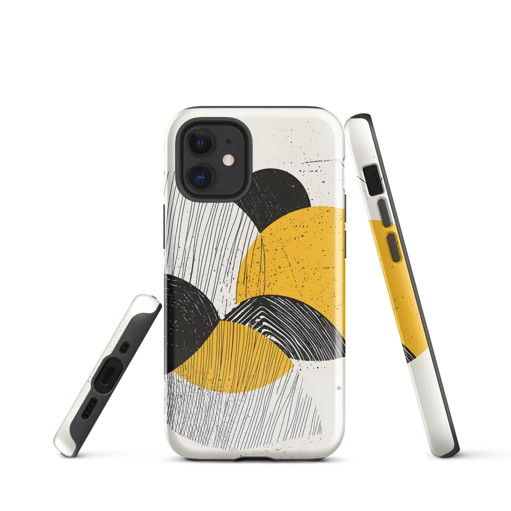 Dynamic Harmony in Black and Yellow