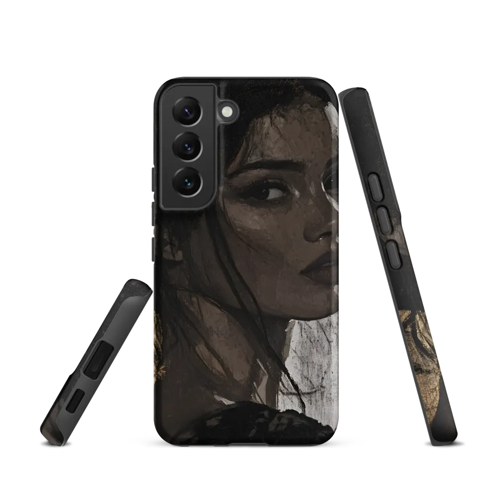 Mysterious Gaze | Phone Case |  S22 | Tough Case | Matte
