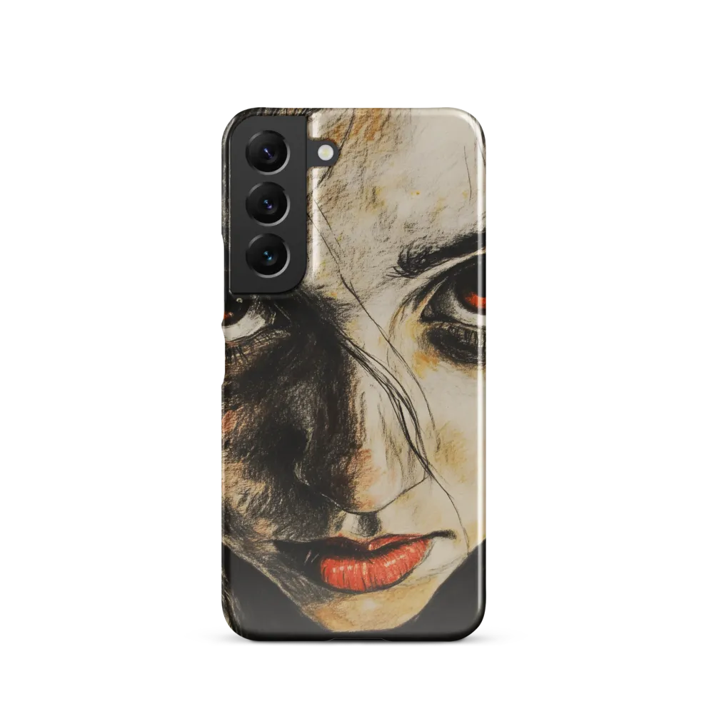 Gaze of Intensity | Phone Case |  S22 | Snap Case | Glossy